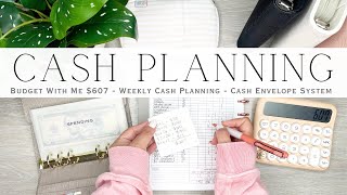 Budget With Me $607 | Cash Planning for the Week | How I Figure Out the Money I Add to My Envelopes