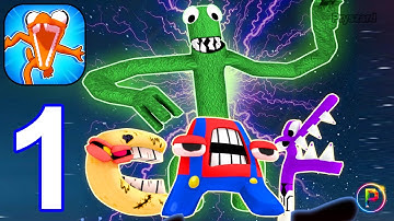 Smasher.io - Monster Friends - Gameplay Walkthrough Part 1 Alphabet Lore VS Poppy VS Rainbow Friends