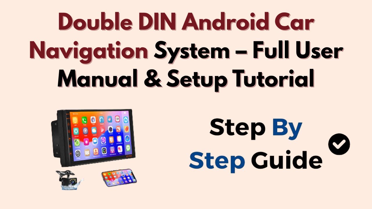 Автомобильная навигационная система Android Double DIN — Полное руководство пользователя и руково...