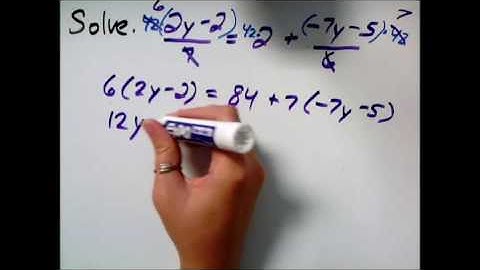 Solving a linear equation with several occurrences of the variable, fractional forms with binomial n