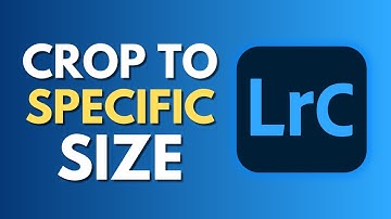 How To Crop To Specific Size in Lightroom Classic | Adjust Aspect Ratio and Resolution | Tutorial
