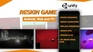 I will RESKIN any graphics you want for your UNITY game