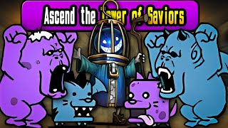 Ascending the TOWER OF SAVIORS! (Battle Cats)