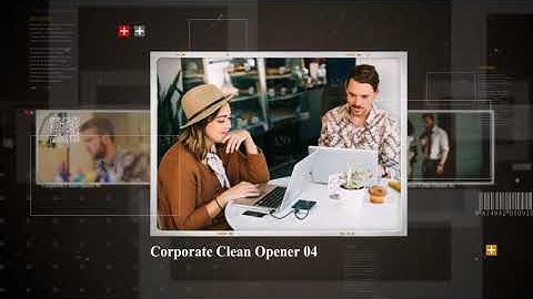 AE Video Display Template - Corporate Clean Opener - byungchan