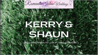 Romantic Italian Weddings shares a charming wedding experience of Kerry&amp; Shaun - Villa San Crispolto