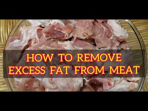 Video: How To Remove Fat From Baby Meat Dishes