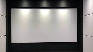 Theater screen electronic masking