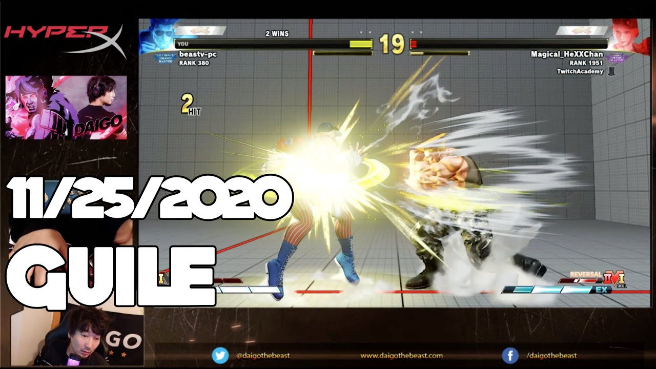 【BeasTV Highlight】 11/25/2020 Street Fighter V ガイル Guile