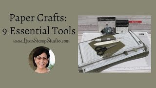 Paper Crafts: 9 Essential Tools