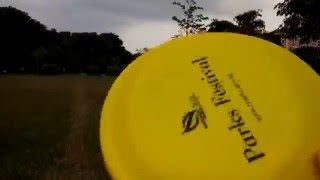Super slow motion frisbee throwing Part 2