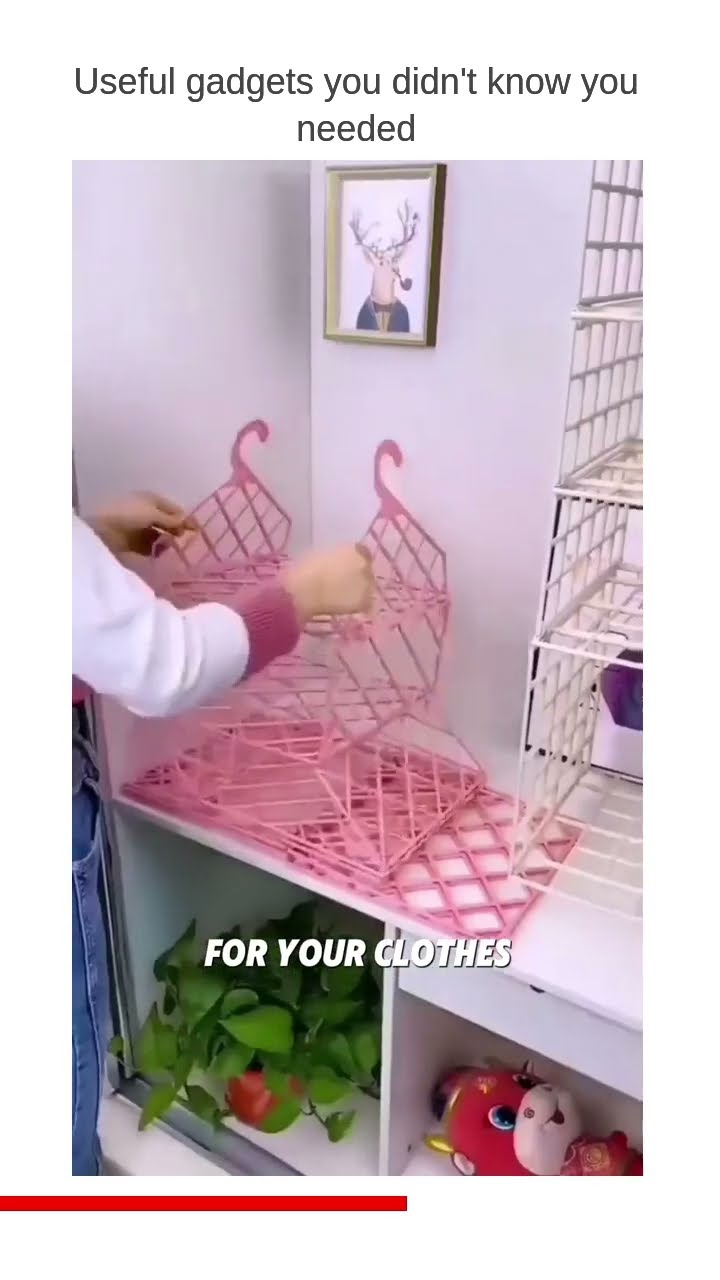 Product link in Bio This foldable storage rack adds instant organization, giving your clothes,