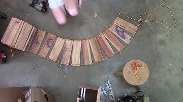 Building a 12 FOOT ROPE BRIDGE For the Backyard Crawler Course