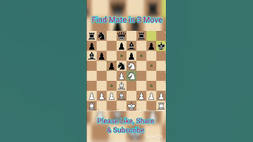 || Mate in 3||#shorts #chess  #checkmate #learnchess  #tactics   #chessforbeginners#checkmatetricks
