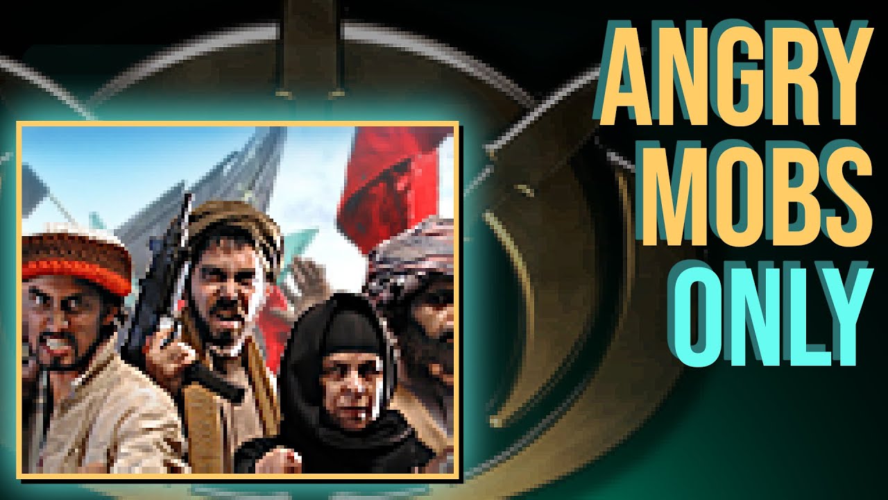 Can Angry Mobs Beat the Brutal AI Alone? - C&C Generals: Single Unit Challenge