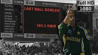 Shoaib Akhtar Fastest Ball 161.3 KM\/H Vs England