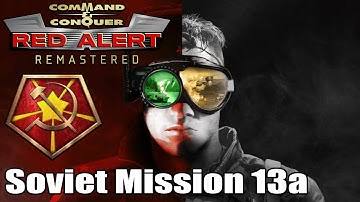 C&C: Red Alert Remastered Soviet Mission 13a - Capture Chronosphere (North) (Non-Commentary) (4K)
