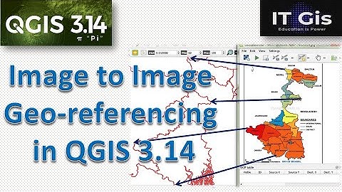 Image to Image Geo-referencing in QGIS 3.14 || Georeferencing/Rectification in QGIS || IT GIS || GIS