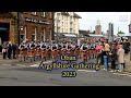   argyllshire gathering  oban high school pipe band  oban scotland  2023  youtubehighfive