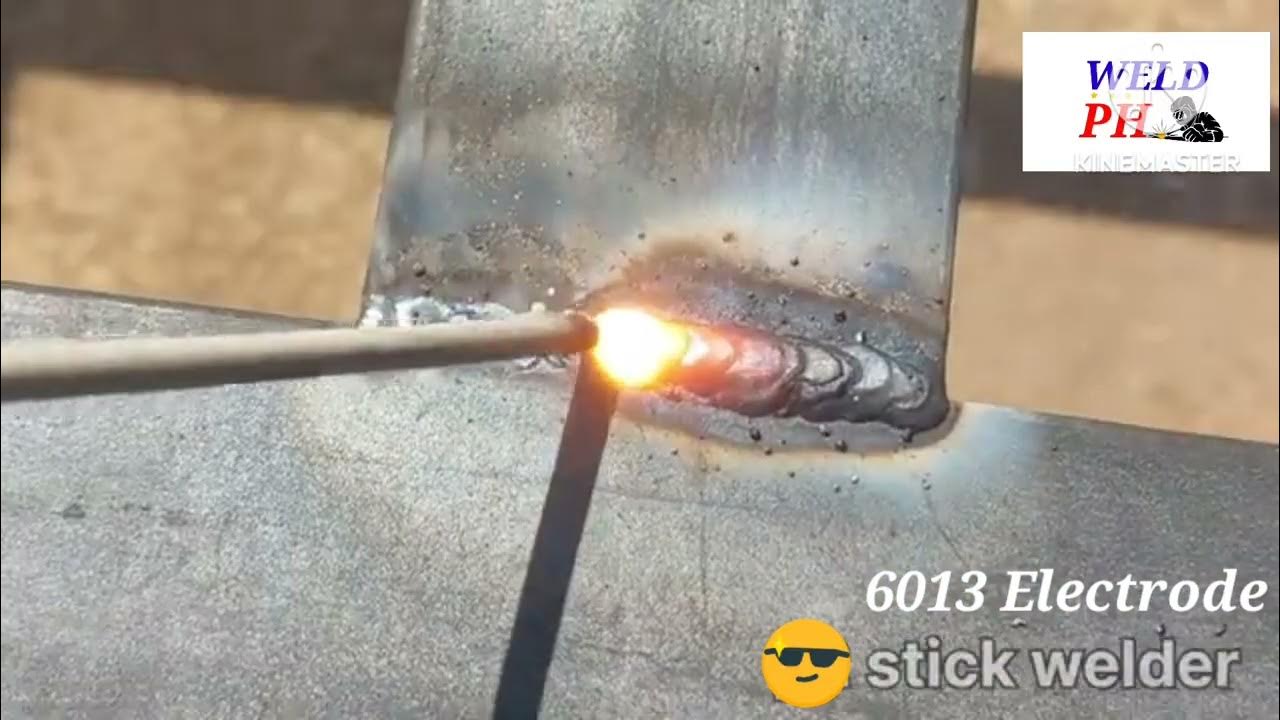HOW TO WELD 1mm THICKNESS SQUARE TUBE 6013 Electrode STICK WELDING YouTube