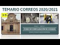 🔊 Temario CGT Correos 2020/2021. Tema 7 parte 3 AUDIODESCRITO