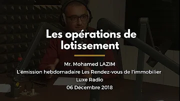 Quand Peut-on parler de lotissement ?