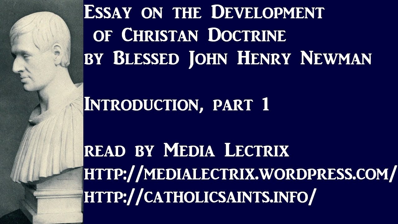 an essay on the development of christian doctrine