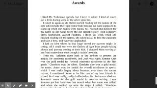 Extra Credit Reading Two - The end of the book!