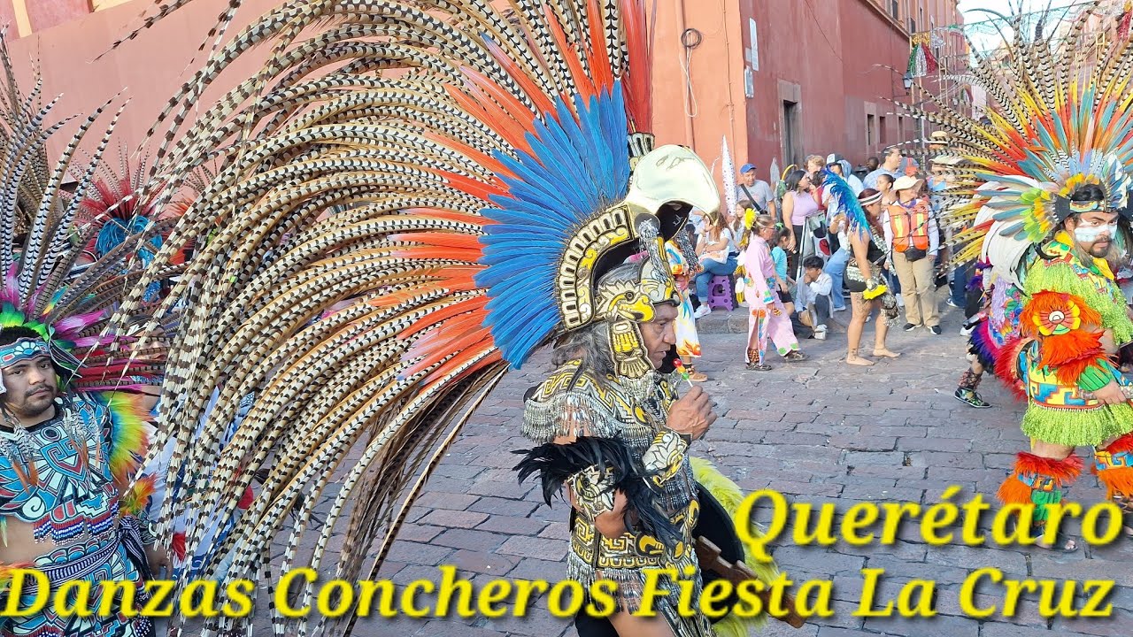 Danzas Concheros Fiesta de La Cruz, Querétaro, Querétaro, México 