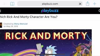 Character Quizzes Ep 18: Rick and Morty screenshot 5