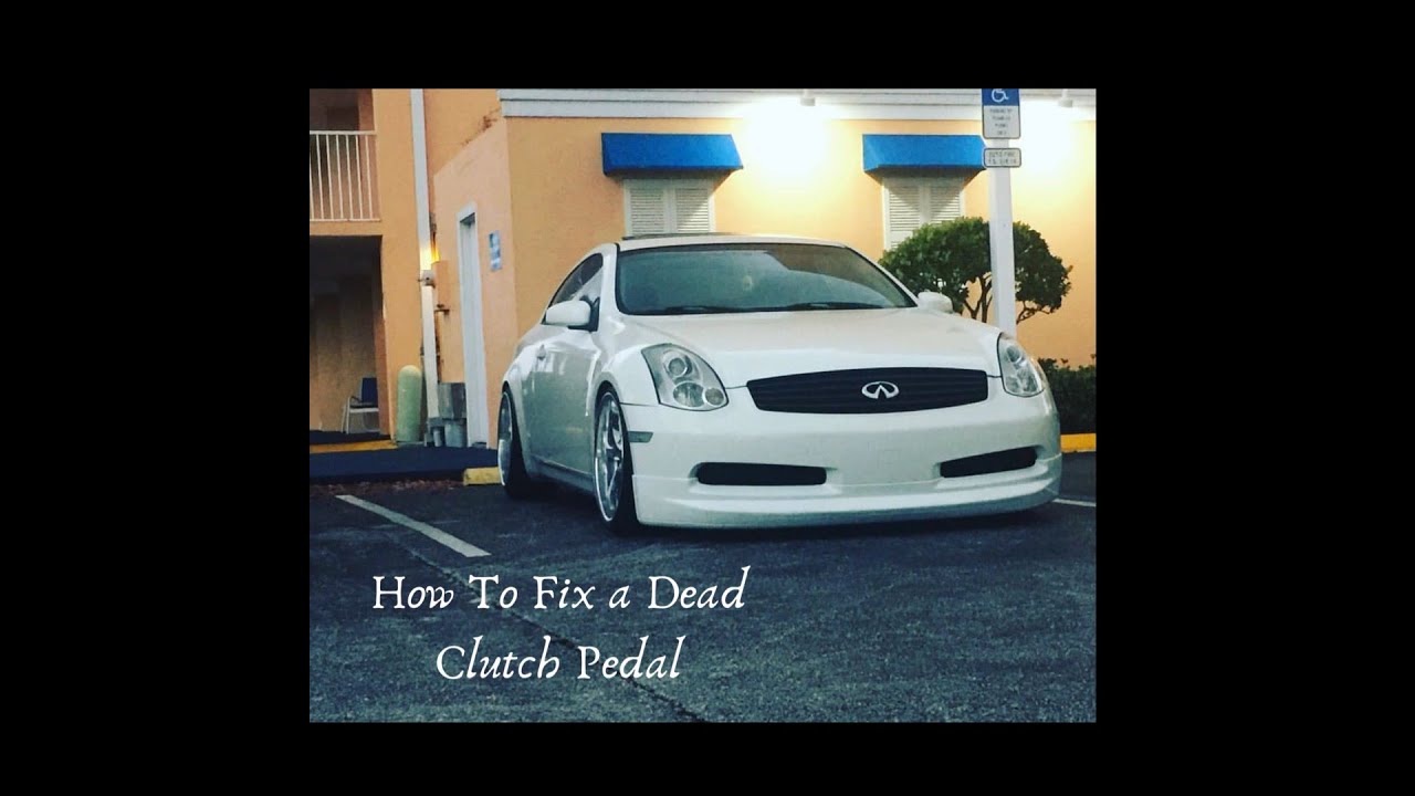 How To Change a Clutch Master Cylinder and Slave Cylinder on a Infiniti