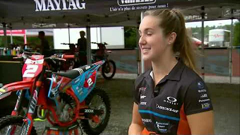 ve Brodeur, championne de motocross