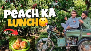 Aj hum peach ky bhaag ma gay bohat zyada Maza aya😘🥰daily vlogs/Rajab family/mrvlogger1.0