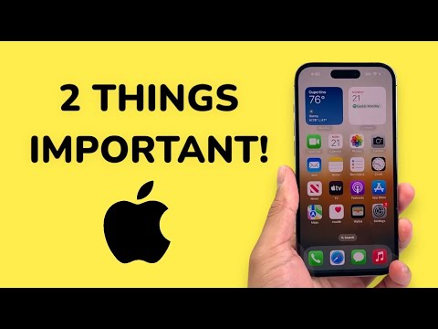 2 IMPORTANT Things To Do When You Update Your iPhone Software!