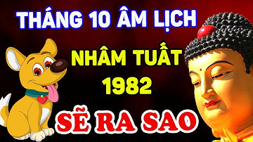 Trời Thương Phật Độ Tuổi Nhâm Tuất 1982 Tháng 10 Âm GIÀU NHANH CHÓNG MẶT, Tiền Tỷ Về Tay, Sạch Nợ