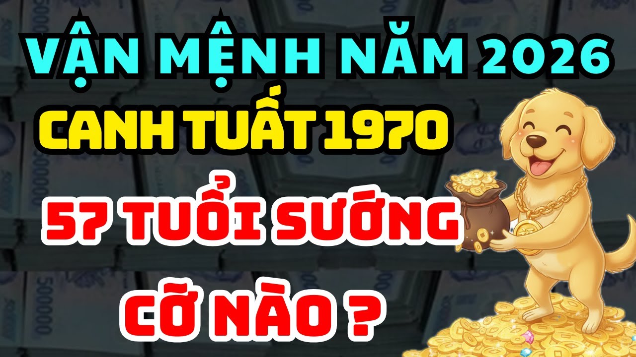 HÉ LỘ SỰ THẬT TỬ VI Tuổi CANH TUẤT 1970 năm 2026 GIÀU CÓ hay CƠ CỰC |  Lần Đầu Được Tiết Lộ