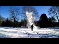 Boiling water and Freezing temps.  The Mpemba Effect