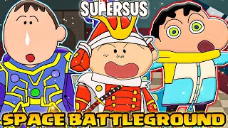 Shinchan vs bochan vs masao in super sus colloseum mode 😱🔥 | among us 3d battle royale | funny game