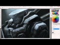 #2 The silent wait - Speed painting time lapse