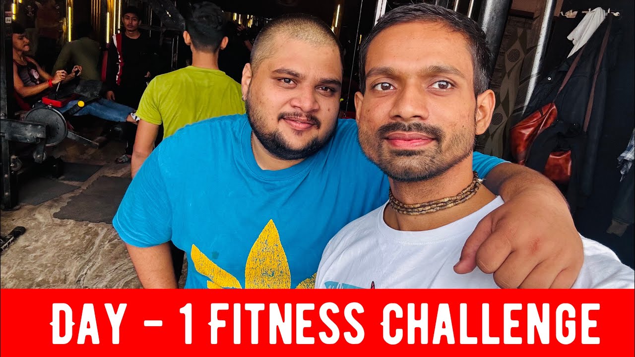 Day - 1 fitness challenge || Gym vlog || workout || #gym #gymlife # ...