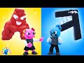 Battle of Alphabet Lore At Tiny&#39;s School | Stop Motion Cartoon By Clay Mixer Friends