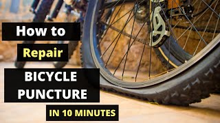 How to repair Cycle Puncture | Fixing Flat Tyre