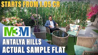 M3M Antalya Hills Sample Flat Tour | Sector 79 Gurugram | Low Rise Floor with Terrace and Basement