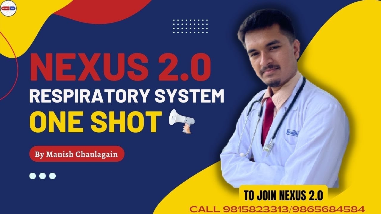 RESPIRATORY SYSTEM in ONE SHOT / Complete Theory , Concept & QADs 🌼Check Description for MODULE🔥