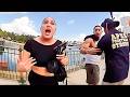 Trashy Toxic Animal-Like Couple is Convinced Peeing in Public is Their Right, Fight Cops Horribly