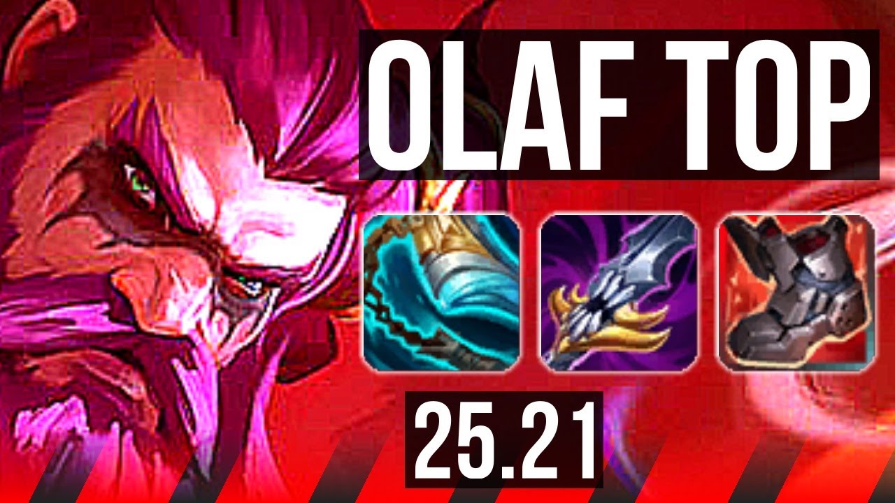 OLAF vs IRELIA (TOP) | 7/2/9, Rank 15 Olaf | KR Grandmaster | 25.21