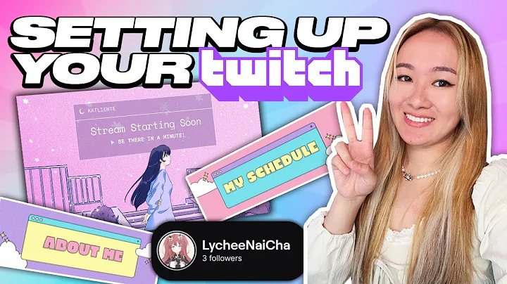 DECORATING A BRAND NEW TWITCH ACCOUNT from start to finish!