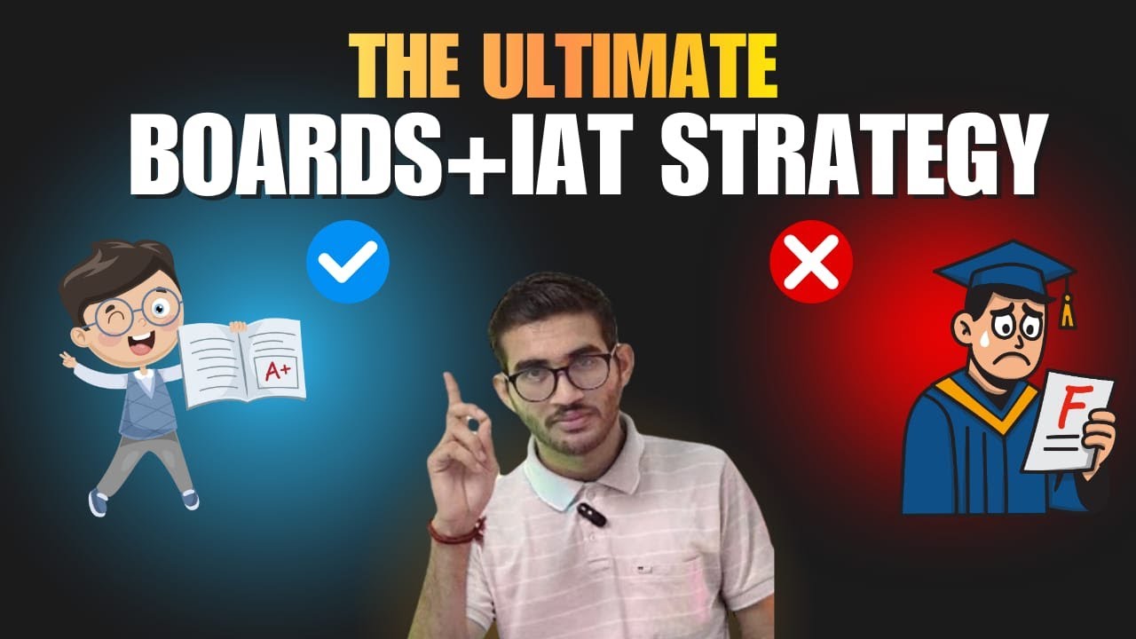 How to Manage IISER Aptitude Test (IAT) 2026 + Boards Together | Smart Strategy for 12th Students