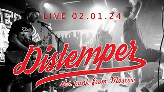 Distemper - Live in Petrozavodsk (02.01.24 @С.20 Night Club)