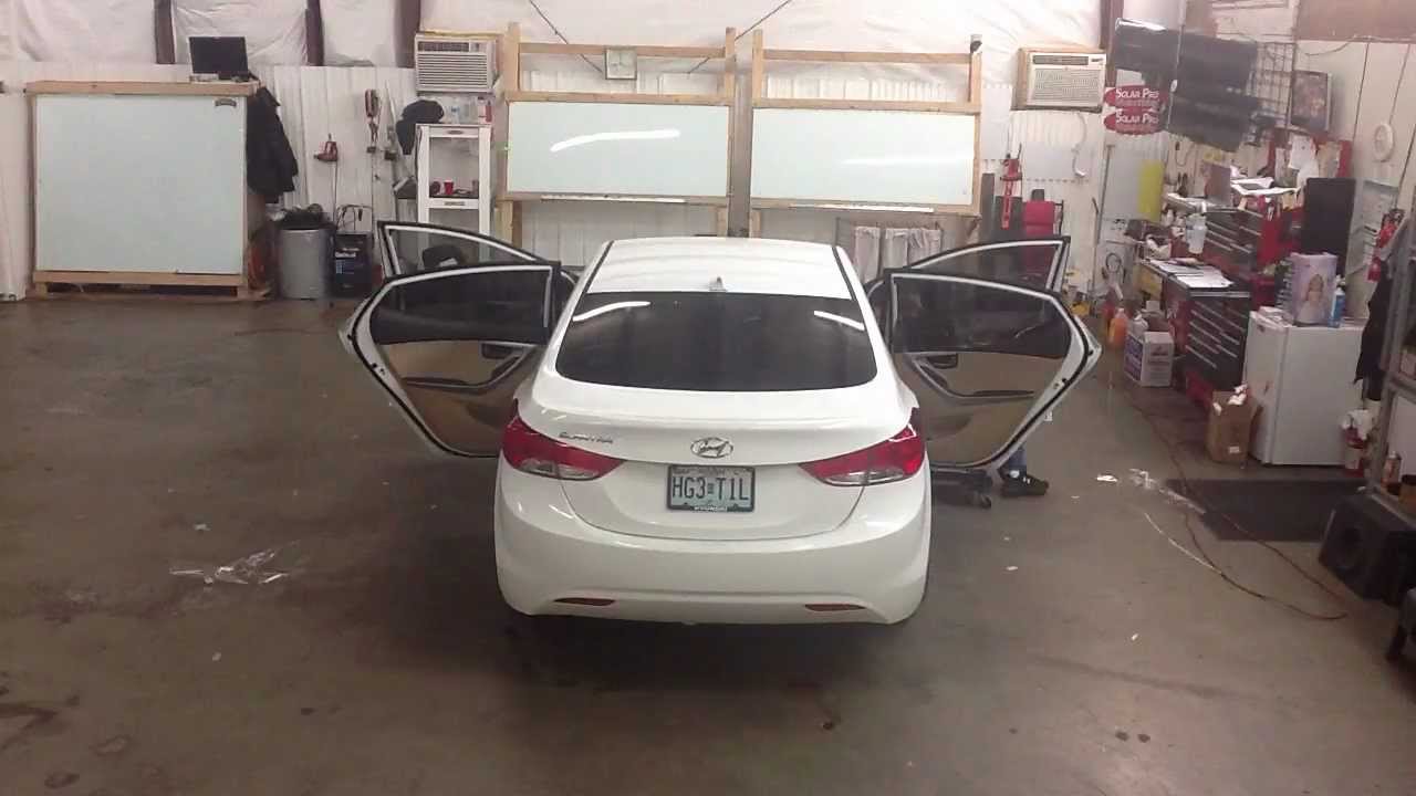 Window Tinting Kansas City Lee's Summit Blue Springs Kia Elantra.mov