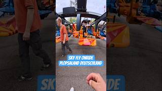 Sky Fly Onride Plopsaland Deutschland 🎡 🇩🇪 #sky #fly #themepark #freizeitpark #pretpark #ride #viral